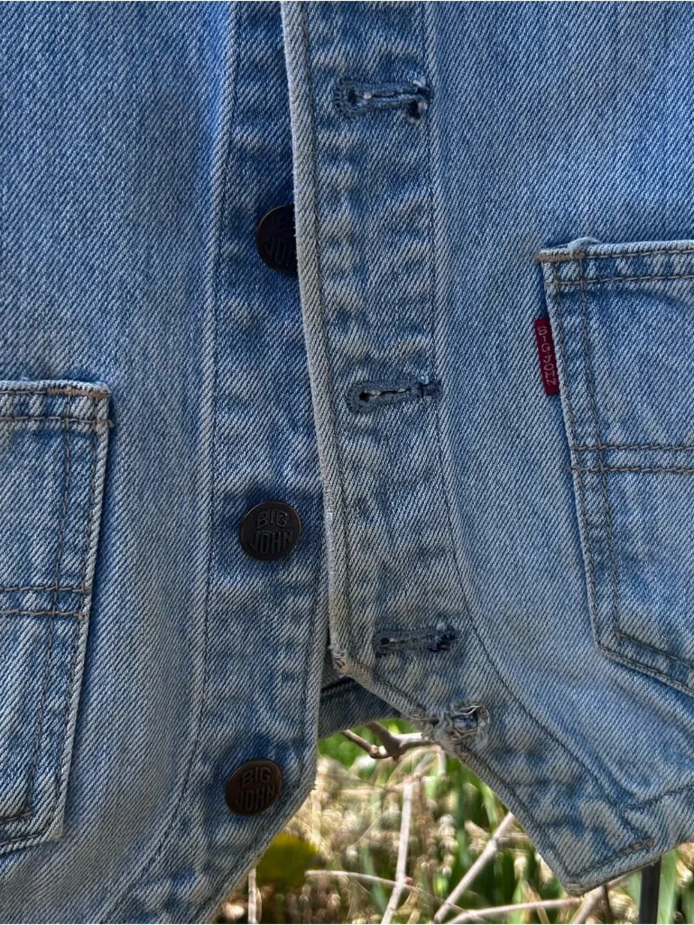 Big John Vintage Men’s Denim Vest Size 40in/ 101.5cm Chest - Picture 5 of 16